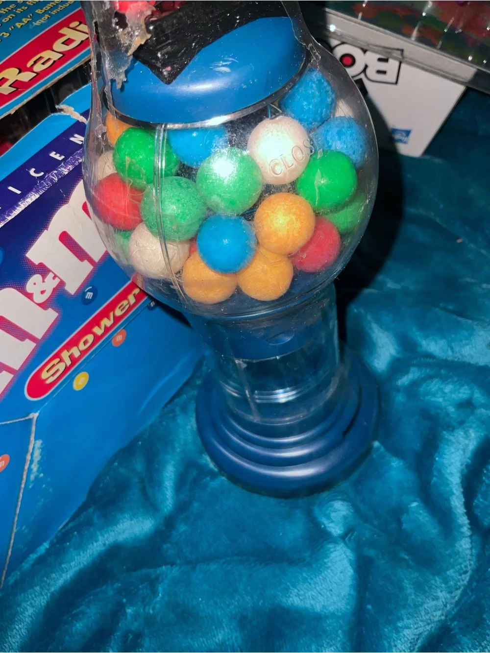Vintage Red & Blue Spider-Man Gumball Toy Dispenser - Kids Toy 2004